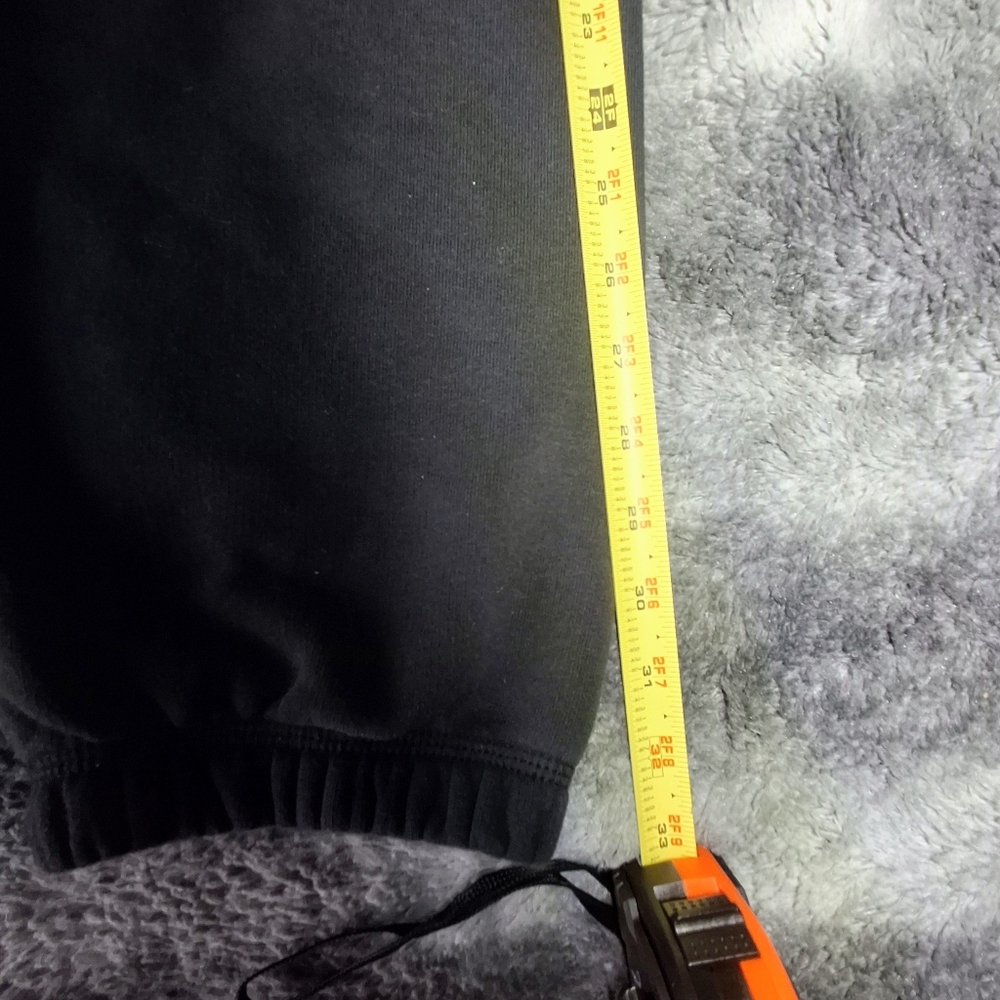 Nike Vintage Men's Black Joggers with White Logo - Picture 7 of 8
